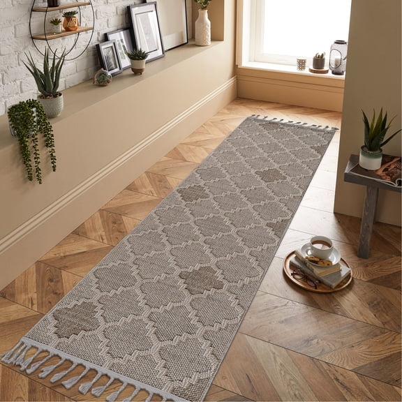 Polypropylene Main Material, Cotton Backing - Non - Shedding - Living Room - Safe for Pets