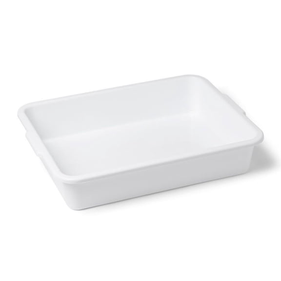 Polypropylene Multi-Purpose Containment Tray - Plastic Trays for Sterilizing & Drying Lab Supplies - Durable and Temperature Resistant Storage Tray - 15" L x 12" W x 3" H (1 Count)