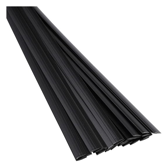 Polypropylene (PP) Plastic Welding Rod, 1/16 in. x 7/16 in. Ribbon, 30 ft, Black