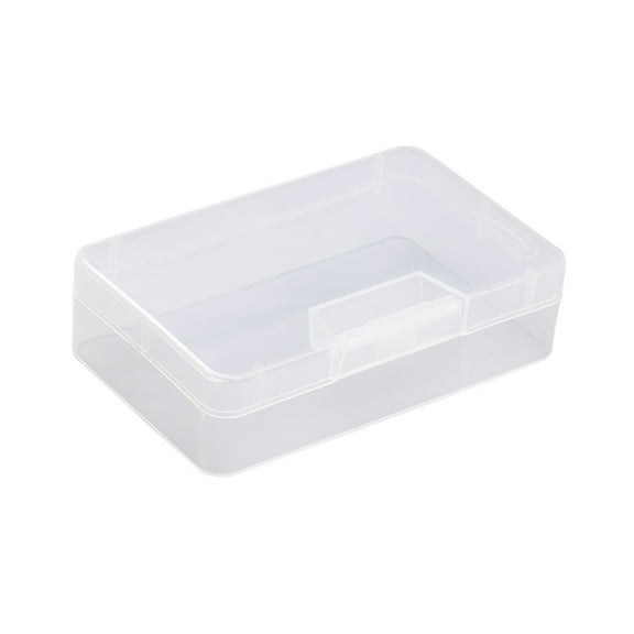 Polypropylene Plastic Bead Storage Containers Rectangle Clear 14.5x9x4cm