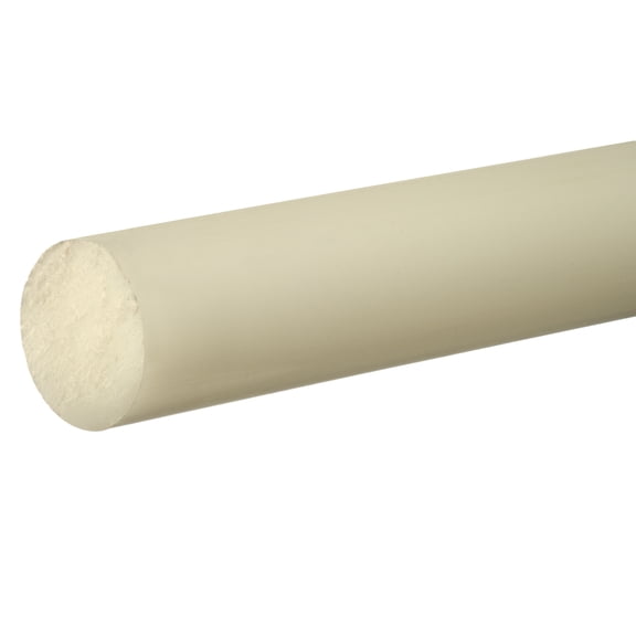 Polypropylene Plastic Rod - 3" Diameter x 3 ft. Long
