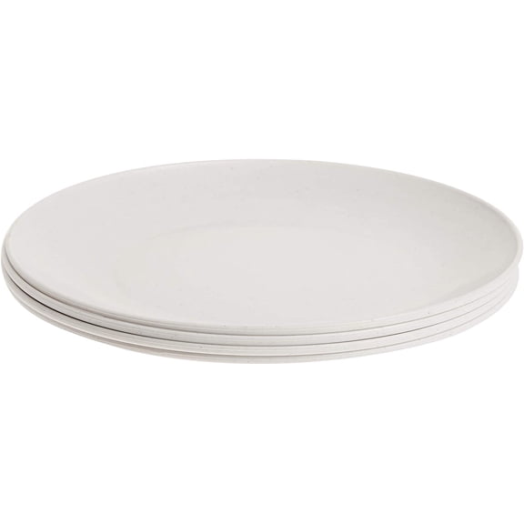 Polypropylene Plates Microwave Serveware, 10", White
