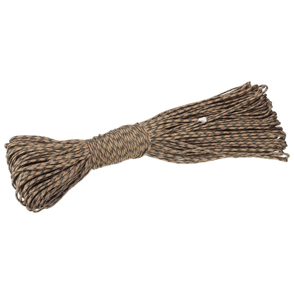 Polypropylene Rope Braid Cord 328ft/100M 7-Strand Core 0.2"(5mm) Dia Orange and Army Green