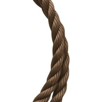 Polypropylene Rope, Brown, 1/4 Inch by 50 Feet, Coil