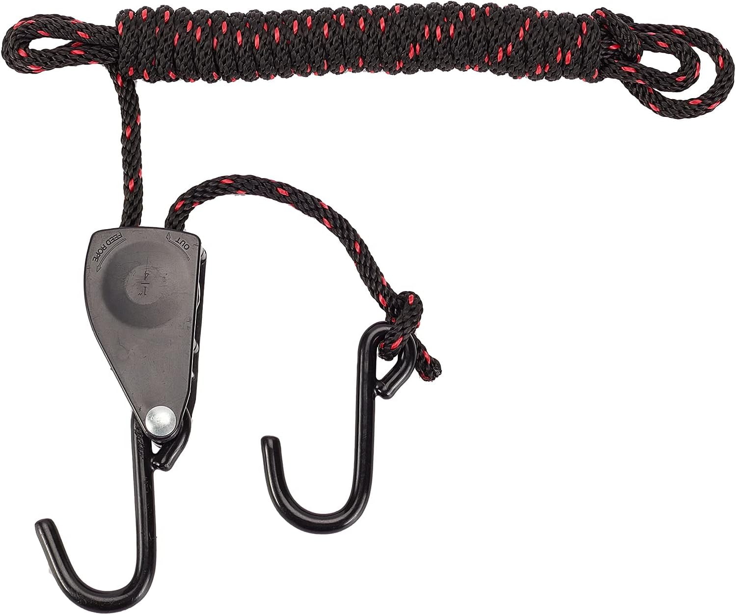 Polypropylene Rope Fire Lifesaving Rope Outdoor Climbing Rope Black ...