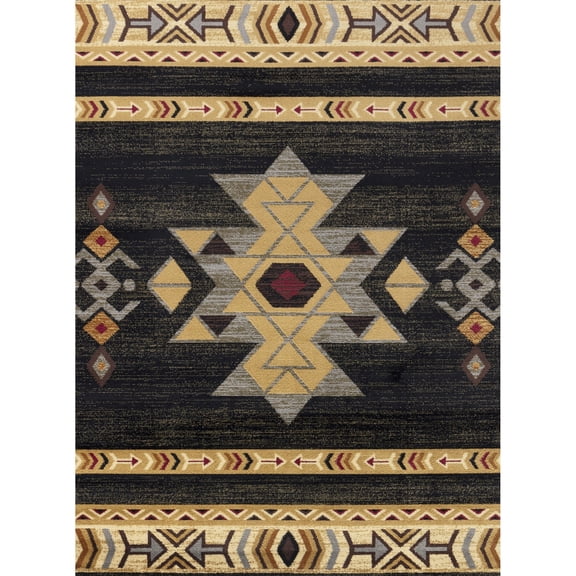 Polypropylene Rug Material - Southwest Decorative Style - High Traffic Areas of Office - Stain Proof and Long Lasting