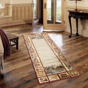 Polypropylene Rug with Fishing Allure / Durable for High - Traffic Floors