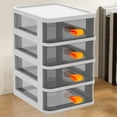 thumbnail image 1 of Polypropylene Storage Cabinet,Multi-Layer Drawer Organizer,Office and Study Supplies Storage,Transparent Plastic Drawers,Easy-to-Use Storage Box,Durable and Lightweight Organizer, 1 of 6