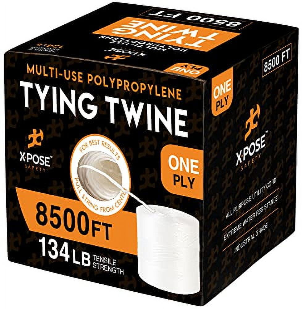 Polypropylene Twine 1 Ply x 8500 Ft White Poly Twine Twine for