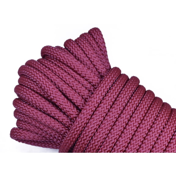 Polypropylene Utility Rope -1/4" - 50 Feet - Burgungy