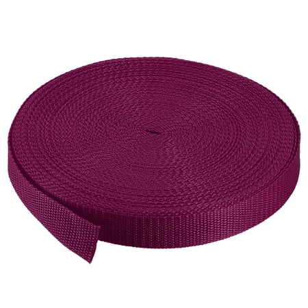 Polypropylene Webbing Straps for Outdoor Activities and More Brick Red