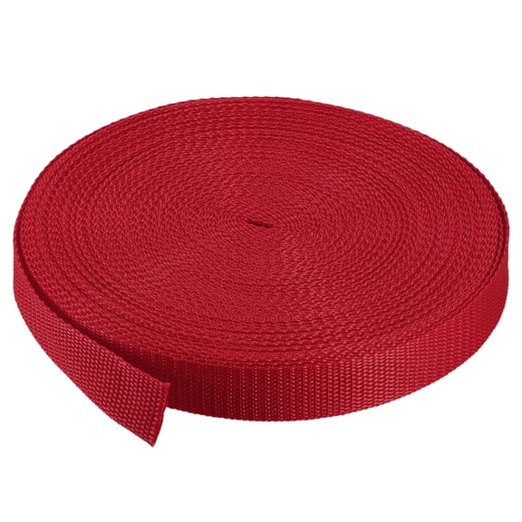 Polypropylene Webbing Straps for Outdoor Activities and More Dark Red