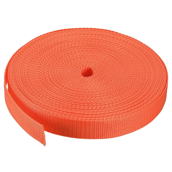Polypropylene Webbing Straps for Outdoor Activities and More Orange