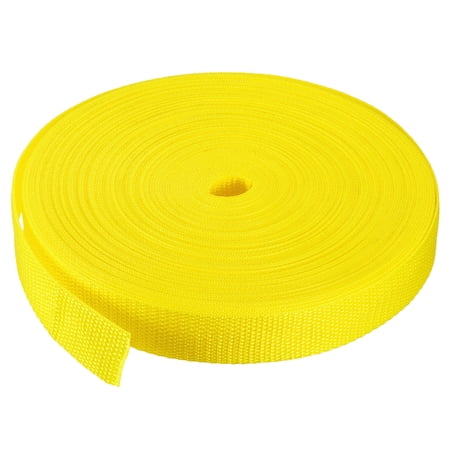 Polypropylene Webbing Straps for Outdoor Activities and More Yellow