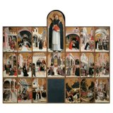 Polypych Polyptych Of St Peter Martyr Canvas Art - (24 x 18) - Walmart.com