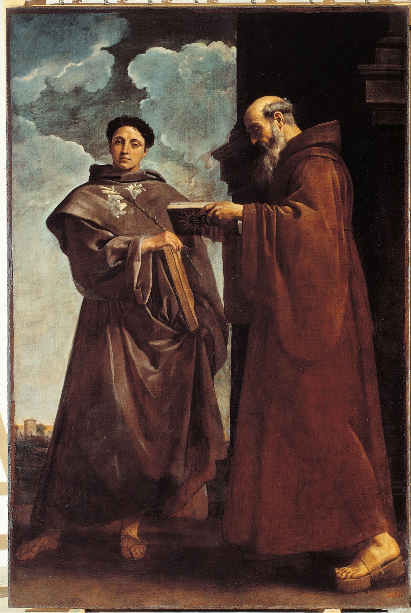 Polyptych With The Crowning Of The Virgin Canvas Art - (18 x 24)