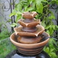 thumbnail image 1 of Polyresin Flower Water Fountain, 1 of 1