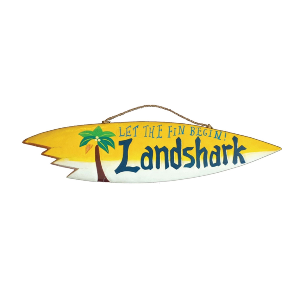 Polyresin HandPainted Landshark Wall Art Sign
