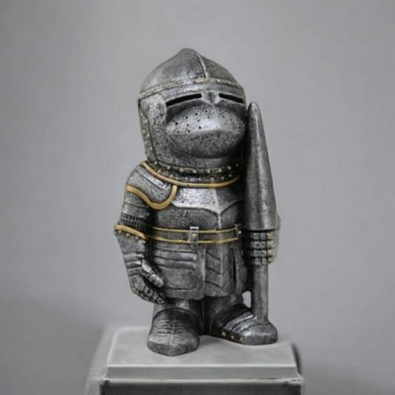 Polyresin Knight in Medieval Armor, Gift for Him, Medieval Decor, Boardgame Piece Decor