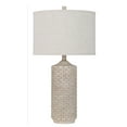 thumbnail image 1 of Cooper Ridge Polyresin 29" Table Lamp with Linen Shade, Antique Cream (Set of 2), 1 of 5