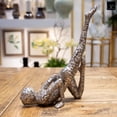 thumbnail image 1 of Liesel Polyresin Yoga Lady Sculpture, 1 of 7