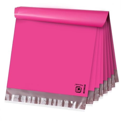 Polysells 10x13 inch Poly Mailers Shipping Envelopes, Postal Mailing Bags, 1000 Pcs, Pink
