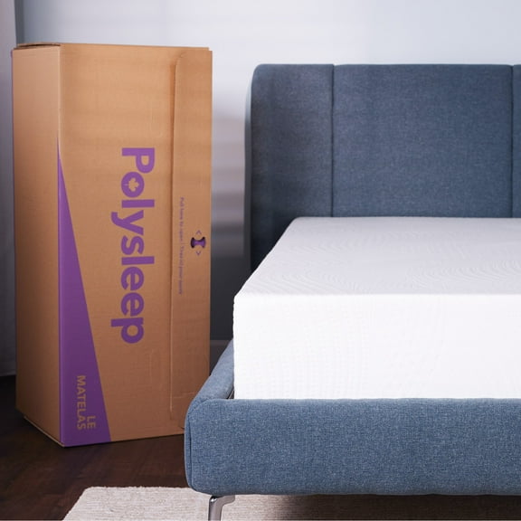 Polysleep Sierra 9" Memory Foam Mattress — Medium Firm Mattress in a Box, Made in North American with Antimicrobial Foam — Twin Size