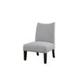 thumbnail image 1 of Benzara Polyster Fabric Accent Chair In Patterned Fabric, Orange-Color:Gray, 1 of 2
