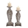 thumbnail image 1 of Polystone Candle Holder With Classic Design In Set Of 2, 1 of 2