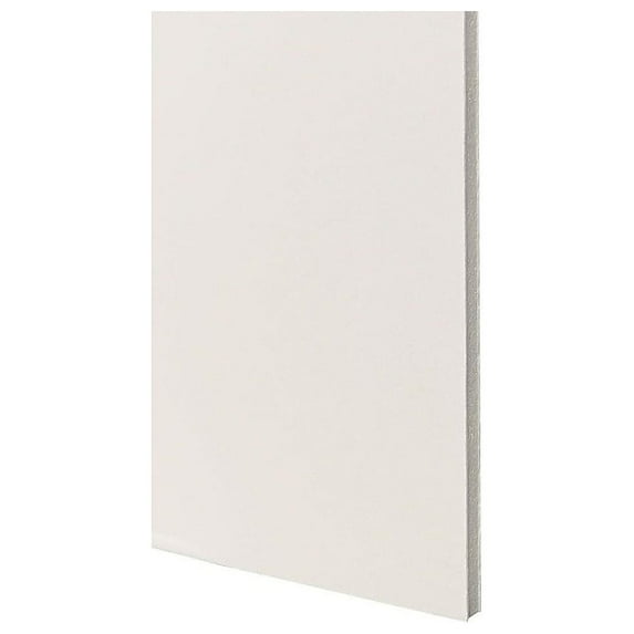 Polystyrene Foam Board 30 x 40, White Surface and Core, 10/Carton
