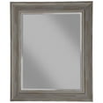 thumbnail image 1 of Polystyrene Framed Wall Mirror with Sharp Edges, Antique Gray - 30 x 2 x 36 in., 1 of 1