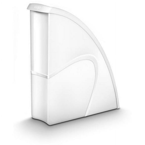 Polystyrene Magazine File, White
