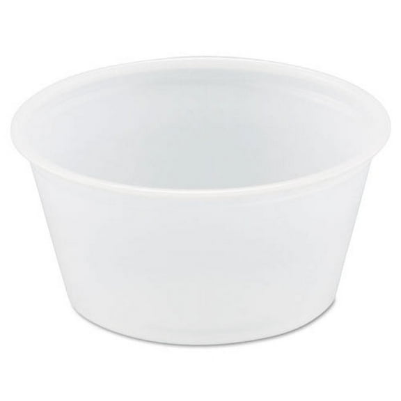 Polystyrene Portion Cups, 2 Oz, Translucent, 250/bag, 10 Bags/carton | Bundle of 2 Cartons
