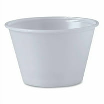Polystyrene Portion Cups, 4 oz, Plastic, Translucent, 250/Bag, 10 Bags/Carton | Bundle of 2