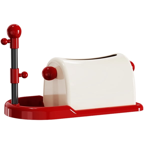 Polystyrene Tissue Box Owner With Storage Tray For Kitchen Countertop Desk Organization Thin Permanent Modern Plan