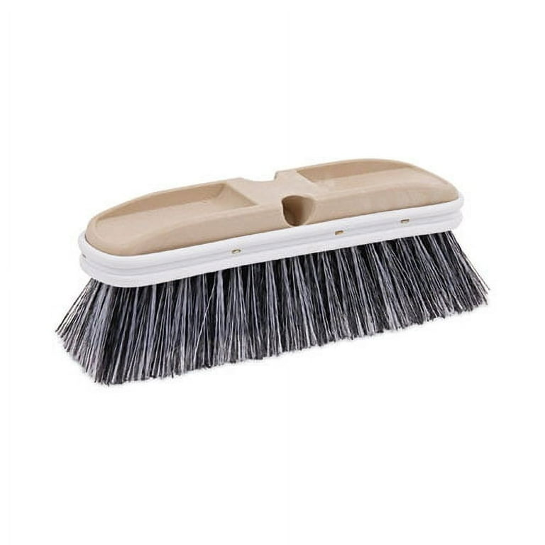 Polystyrene Vehicle Brush with Vinyl Bumper, Black/White Polystyrene Bristles, 10 Polystyrene Vehicle Brush with Vinyl Bumper, Black/White Polystyrene Bristles, 10