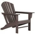thumbnail image 1 of Polytrends  Altura Outdoor Eco-Friendly All Weather Poly Patio Adirondack Chair - Deep Seating Dark Brown, 1 of 5