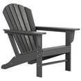 thumbnail image 1 of Polytrends  Altura Outdoor Eco-Friendly All Weather Poly Patio Adirondack Chair - Deep Seating Gray, 1 of 5