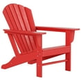 thumbnail image 1 of Polytrends  Altura Outdoor Eco-Friendly All Weather Poly Patio Adirondack Chair - Deep Seating Red, 1 of 5