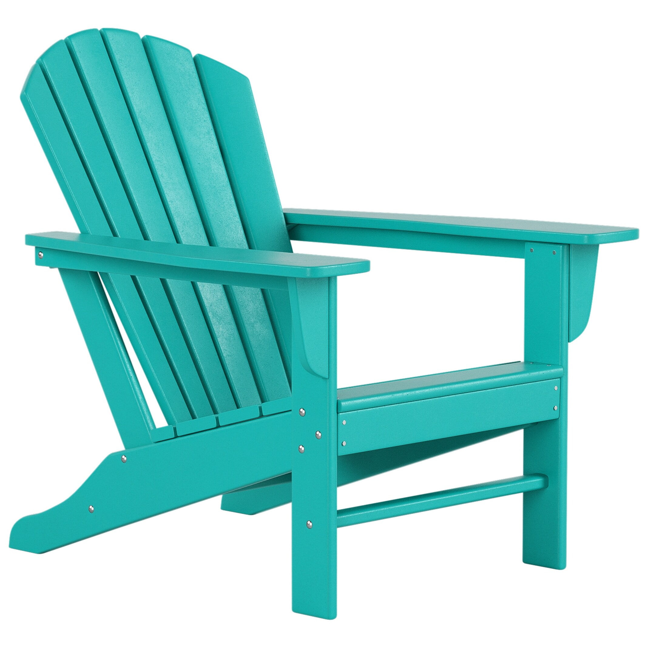 Polytrends  Altura Outdoor Eco-Friendly All Weather Poly Patio Adirondack Chair - Turquoise