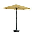thumbnail image 1 of Polytrends Amada 9 ft. Patio Umbrella with Fillable Base Beige, 1 of 8