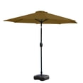 thumbnail image 1 of Polytrends Amada 9 ft. Patio Umbrella with Fillable Base Coffee, 1 of 4