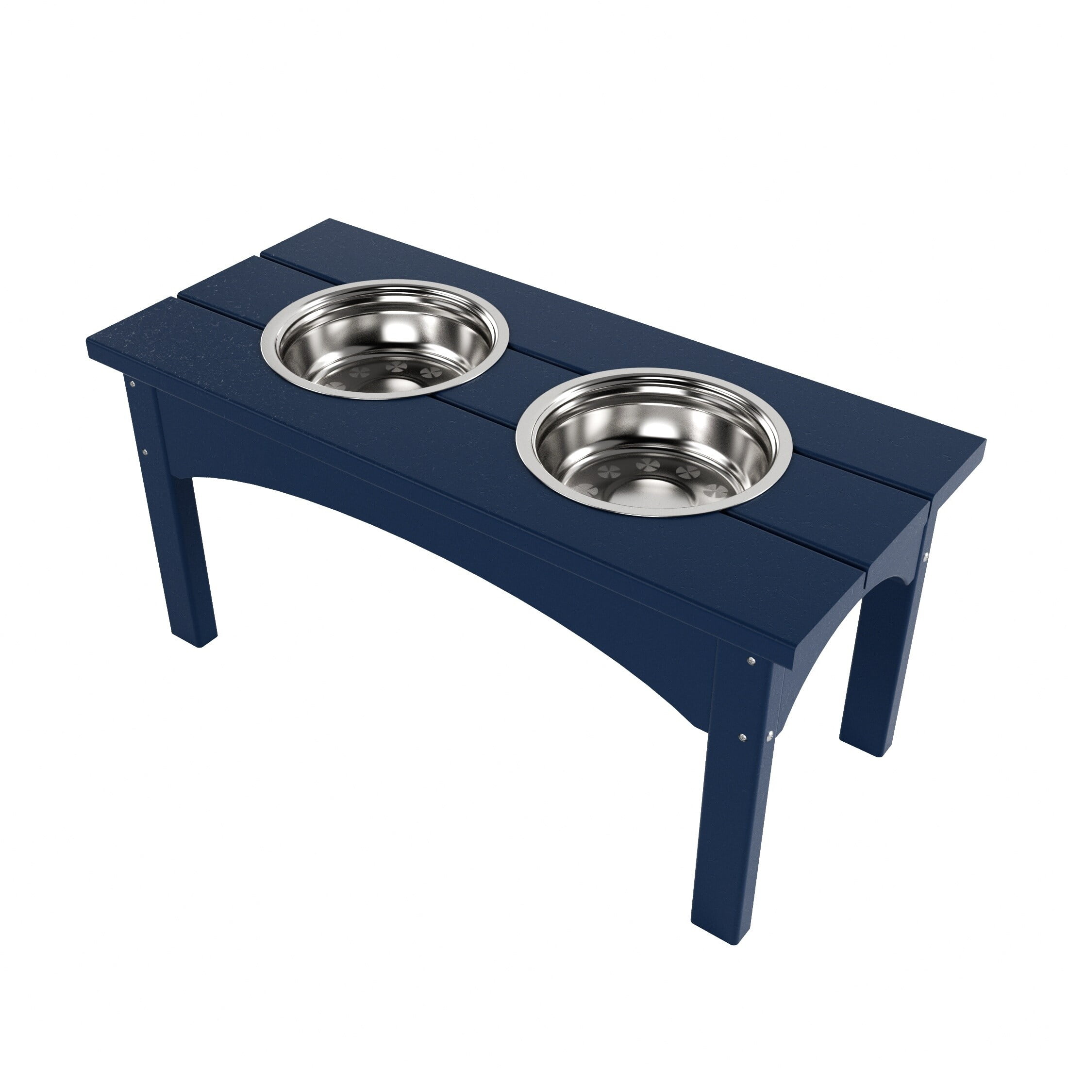 Pet Adobe Stainless Steel Elevated Pet Bowls - Stainless Steel - 20341498