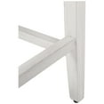 thumbnail image 1 of Polytrends Jameson Upholstered Polyester Antique White 24 Inch Counter Stool (Set Of 2) Antique White/Black Wood Rubberwood Footrest Leather Glam, 1 of 5