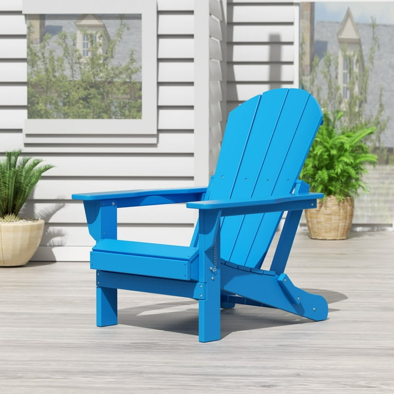 Laguna outdoor poly folding patio adirondack chair sale