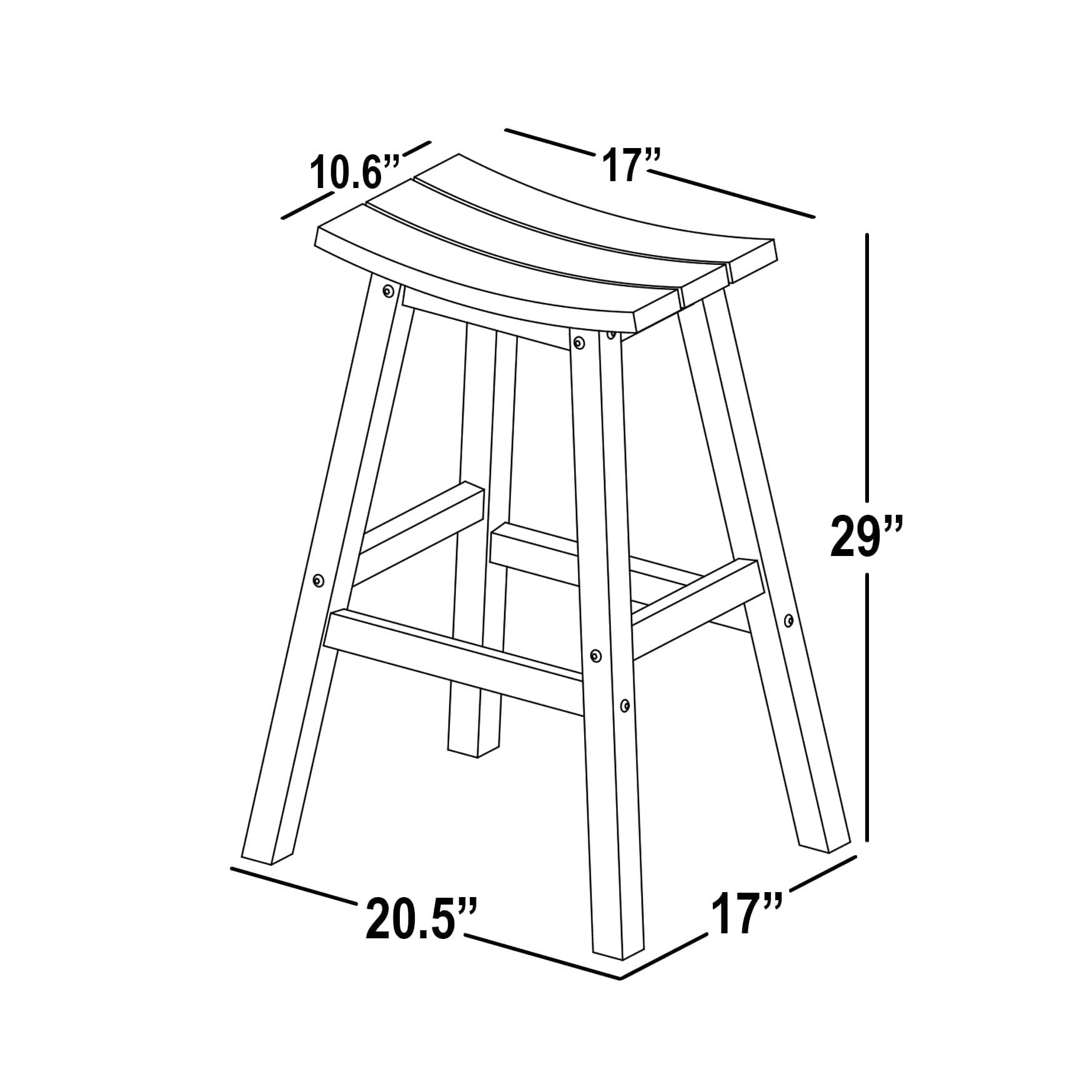 All-Weather Lime 29" Outdoor Bar Stool with Saddle Seat
