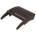 thumbnail image 1 of Polytrends  Laguna Hdpe All Weather Outdoor Patio Foldable Ottoman Dark Brown, 1 of 5
