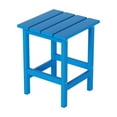 thumbnail image 1 of Polytrends  Laguna Hdpe All Weather Outdoor Patio Square Side Table Pacific Blue, 1 of 8