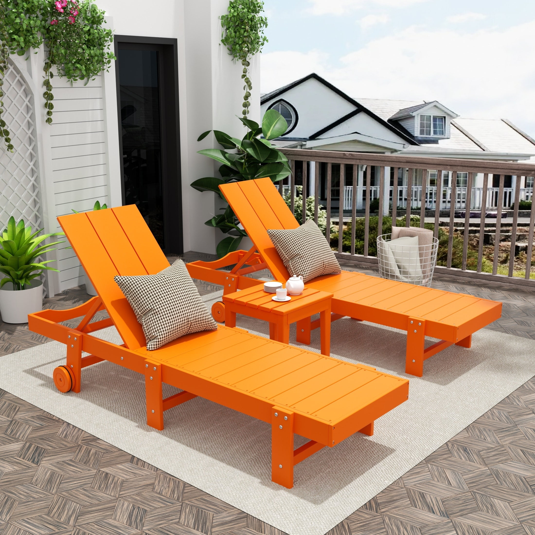 WholesaleTeak Outdoor Patio Grade-A Teak Wood Multi Position