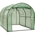 thumbnail image 1 of POLYTUNNEL WITH REINFORCED COVER AND WINDOWS - 9'10" LONG x 6'7" WIDE x 6'3" HIGH, 1 of 2